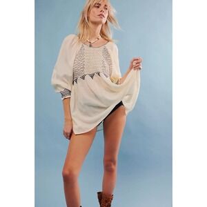 Free people NWOT What A Feeling Tunic Mini Dress/Top in Sage Size SmallMSRP $128